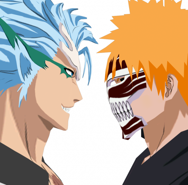 Ichigo vs Grimmjow Final Battle by GrimmJeel