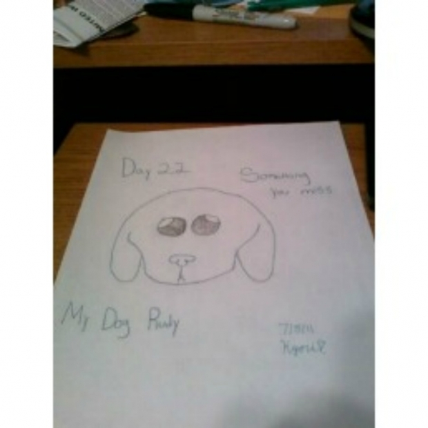 Day 22: Someone you Miss : My Dog