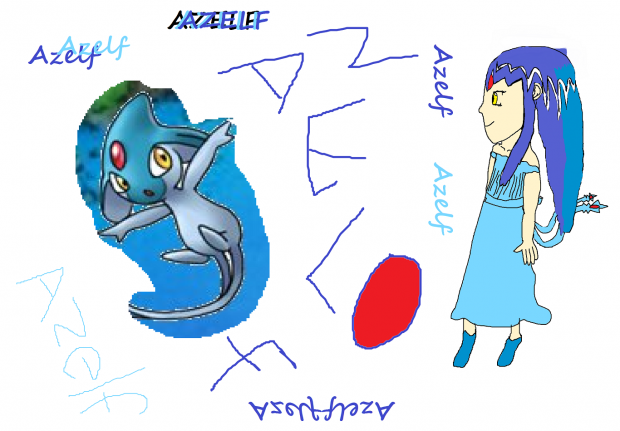 Azelf's human form
