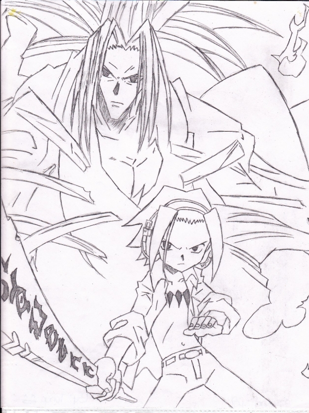 Yoh and Amidamaru