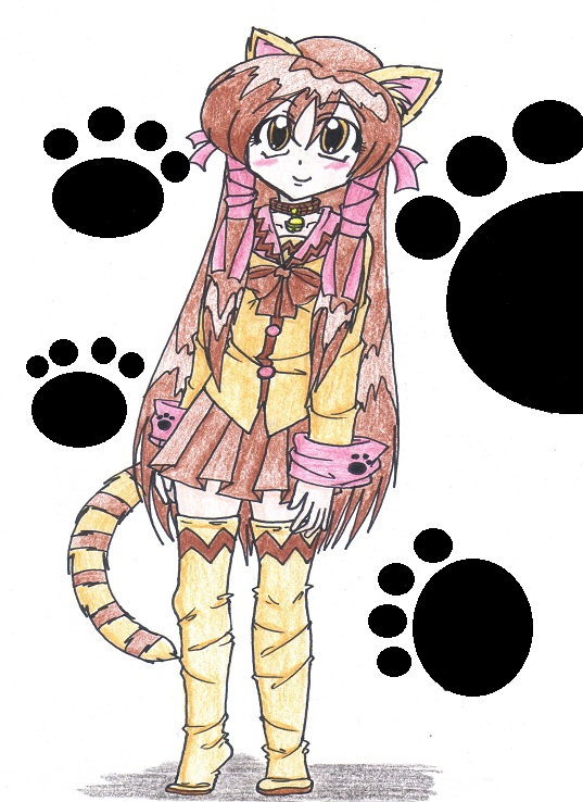 My cat as a human