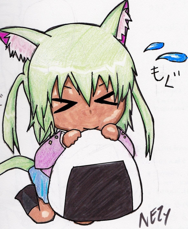 green haired chibi :3