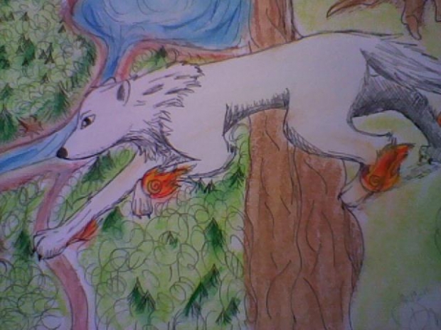 Fire dog spirit