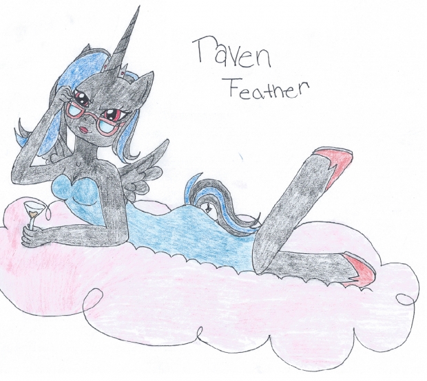 Raven Feather Furry