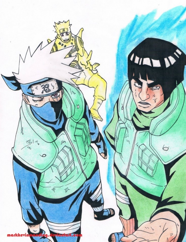 Kakashi and Guy