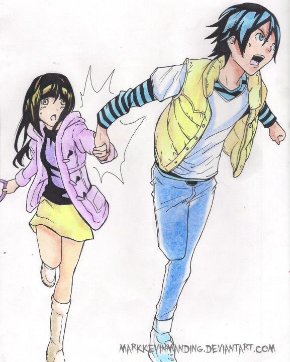 "Let's get away from here!!"