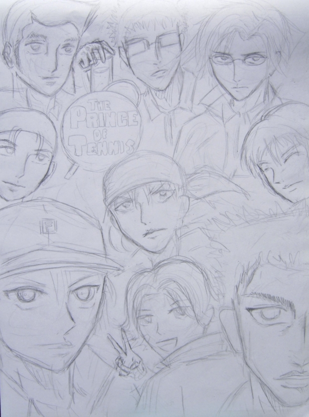 Draft of Seigaku Poster-Prince of Tennis