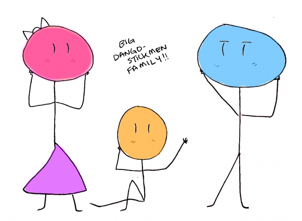 Big Dango Stickmen Family XD