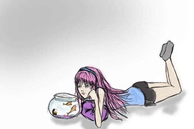 Kat likes fish