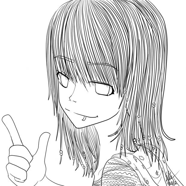 Shupple Line Art