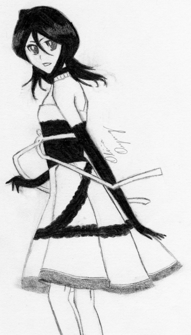 Bleach - Rukia in a Dress