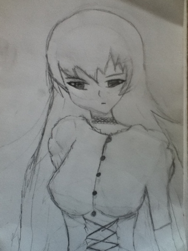 Saeko goes Gothic lolita