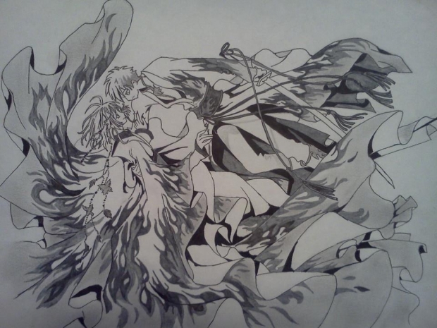 Sakura and Syaoran