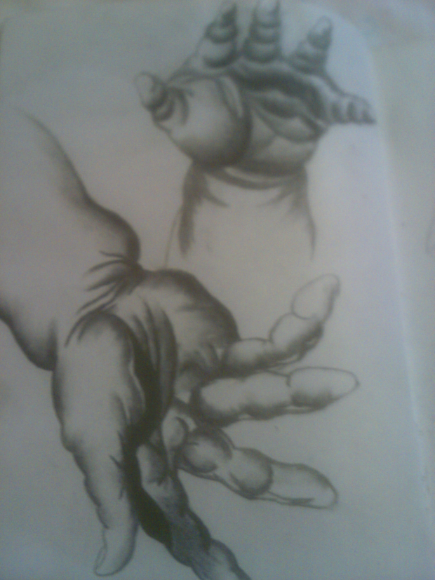 Hand portfolio page 1