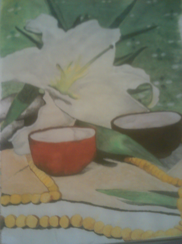 Real painting picture