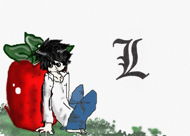 even more fan art of L from death note