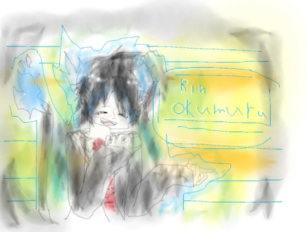 Rin okumura doodle