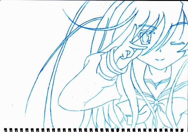 shana in blue