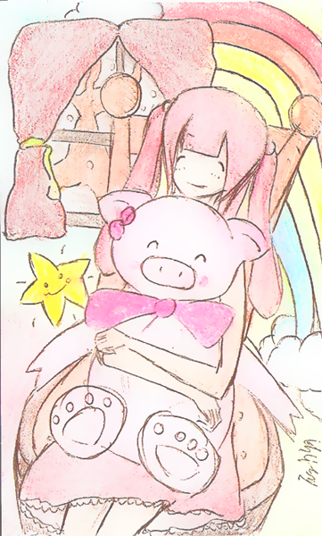 Happy-Go-Lucky Piggies and Rainbows