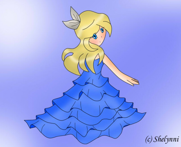 Kagamine Rin - Blue Dress