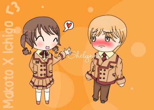 Chibi Ichigo and Makoto