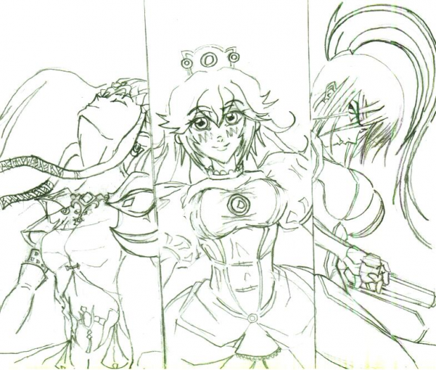 Sketch Nintendo Girls