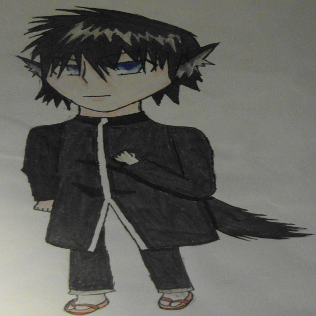 tinierme selfy drawing