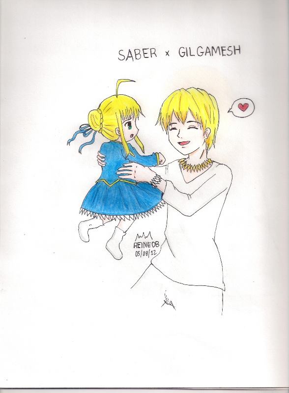 saber x gilgamesh
