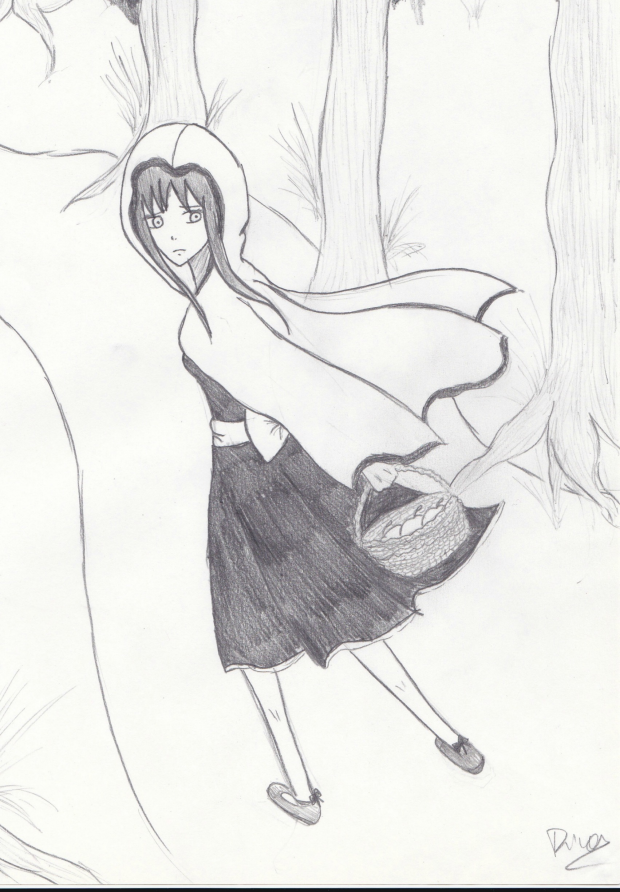 Little red riding hood!