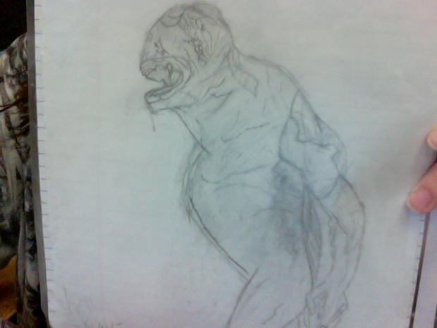 DOOM Hell knight, My first drawing