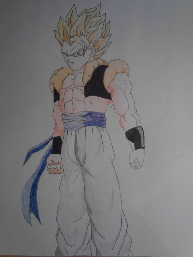 super saiyan Gogeta drawing