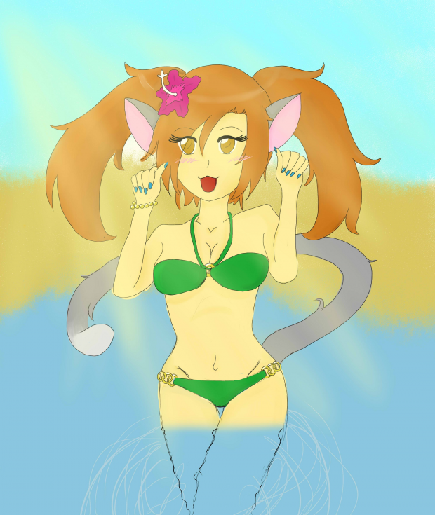 Neko in Green
