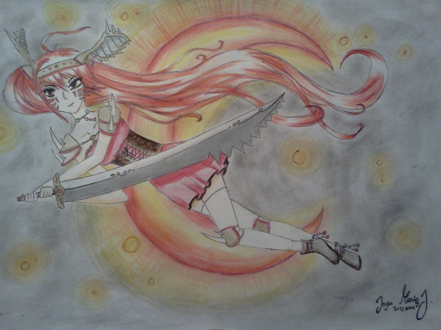 The red moon