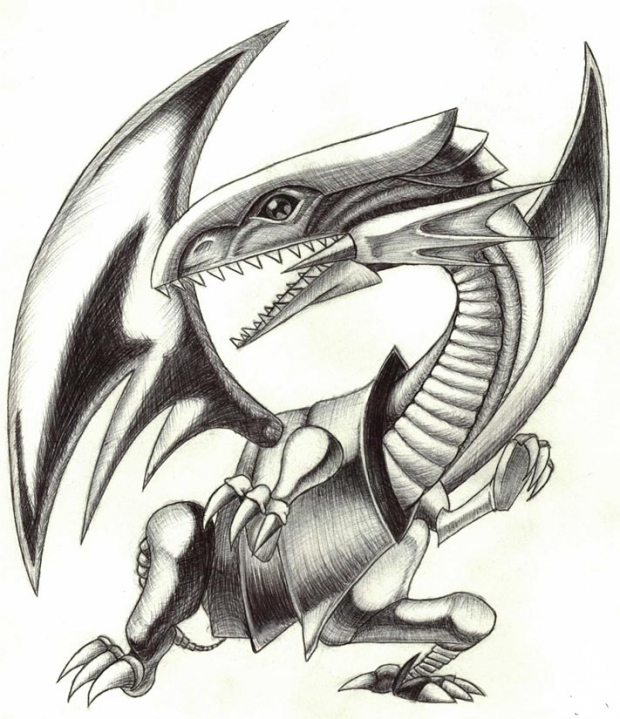 Blue Eyed White Dragon