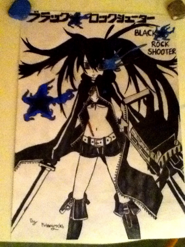 My Black Rock Shooter Drawing ^^