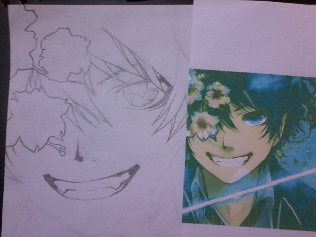 rin okumura (ao no exorcist) sketch