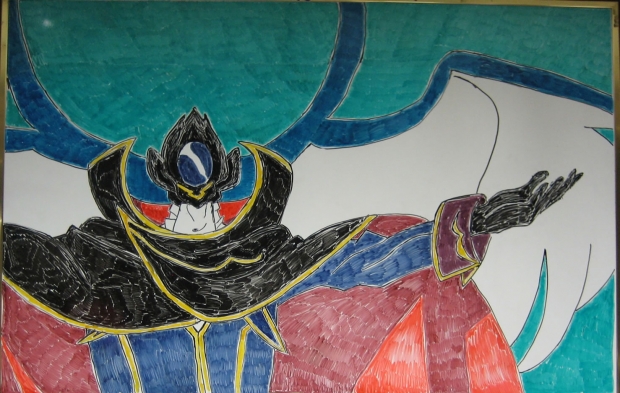 Zero with background