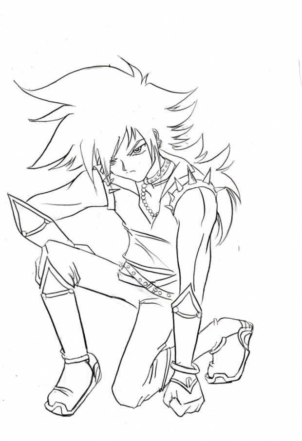 Shadow The Hedgehog *lineart*