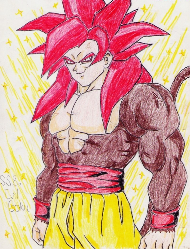 Super Saiyan 8 Evil Goku by Dungen911